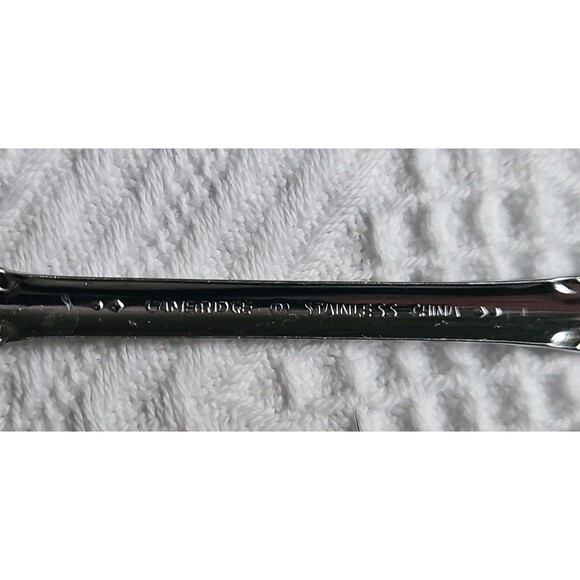 10 CAMBRIDGE JESSICA STAINLESS STEEL  LARGE DINNER FORKS - Picture 3 of 3